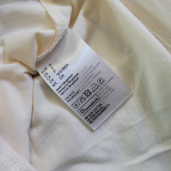 DIVIDED cream oversized long-sleeved top small - Picture 7 of 8